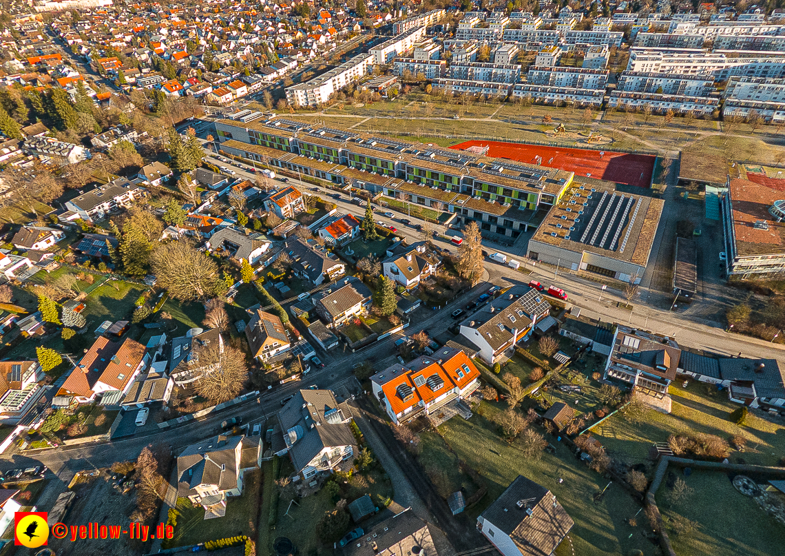 16.01.2023 - Luftbilder vom Marx-Zentrum und Gartenstadt Trudering